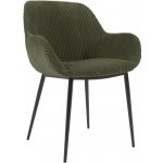 Kave Home tmavě zelená manšestrová Konna – Zboží Mobilmania