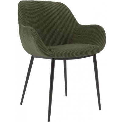 Kave Home tmavě zelená manšestrová Konna – Zboží Mobilmania