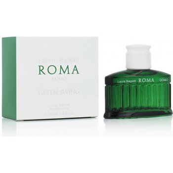 Laura Biagiotti Roma Uomo Green Swing toaletní voda pánská 40 ml