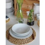 HIT HT-27020392 Jídelní sada talířů bílá 18 ks – Zboží Dáma