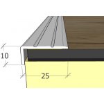 Acara schodová lišta černá AP5 10 mm 2,7 m – Zbozi.Blesk.cz