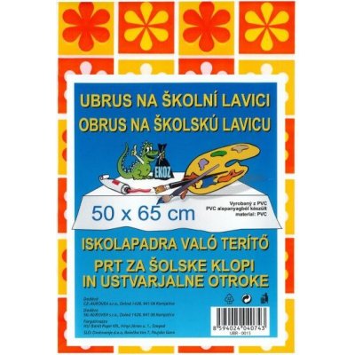 EKOZ Ubrus na výtvarnou výchovu / školní lavici 50x65 cm mix – Hledejceny.cz