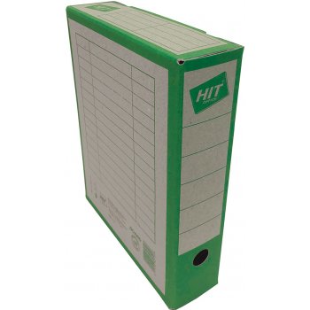 Hit Office Board Colour archivační krabice zelená A4 7,5 cm