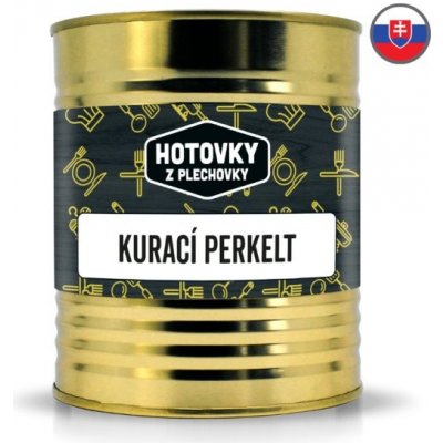 Hotovky z plechovky Kuřecí perkelt 0,8 kg – Zboží Dáma