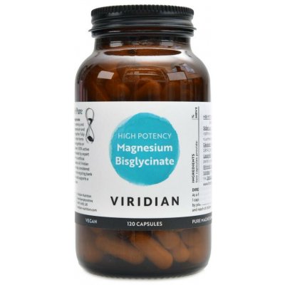 Viridian Magnesium Bisglycinate High Potency 120 kapslí – Hledejceny.cz