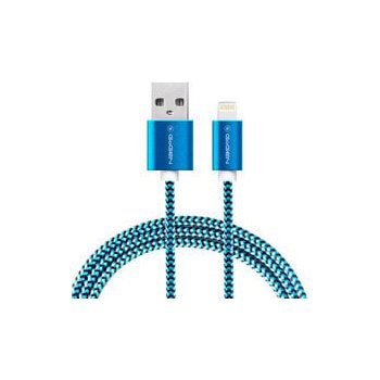 GoGEN LIGHTN100MM26 USB / lightning, opletený, 1m, modrý