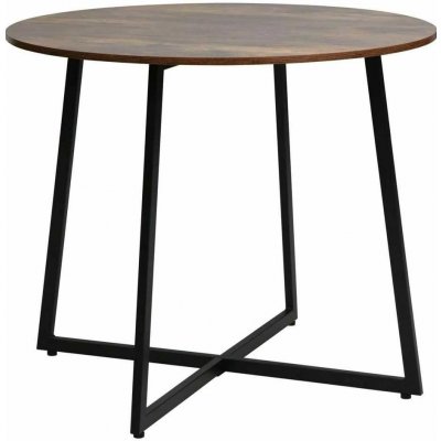 Signal Jídelní stůl Lona hnědá černá – Zboží Mobilmania