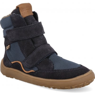 Froddo chlapecké zimní barefoot boty TEX WINTER TL dark blue – Zboží Dáma