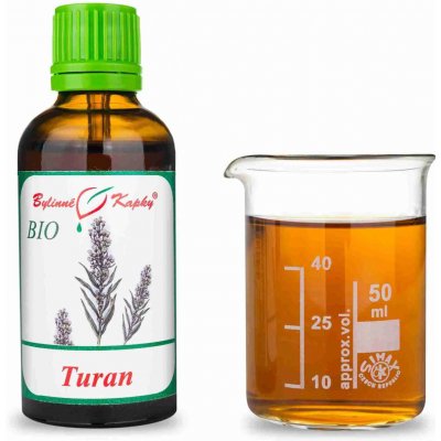 Bylinné kapky Turanka turan BIO Pavlovy bylinné kapky tinktura 50 ml – Hledejceny.cz