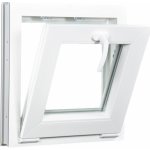 ALUPLAST Sklopné plastové okno bílé 50x50 – Sleviste.cz