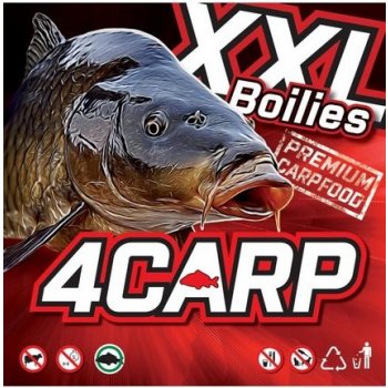 4Carp Krmné Boilies 8kg 20 mm Kukuřice Natur