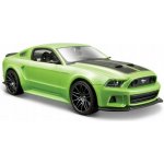 Maisto2014 Ford Mustang Street Racer matná zelená 1:24 – Zbozi.Blesk.cz