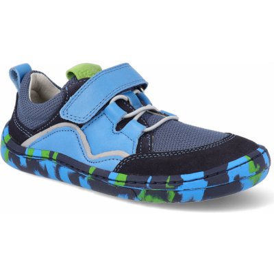 Froddo Barefoot textilní tenisky BF Elastic Dark blue modré – Zboží Dáma