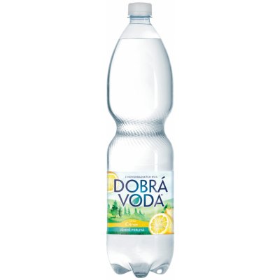 Dobrá voda citron jemně perlivá 6 x 1500 ml