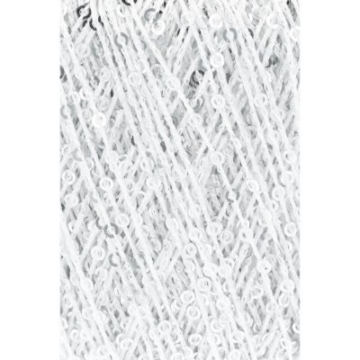 Pletací příze PAILLETTES - LANG YARNS (25g) barva 1 bílá – Hledejceny.cz