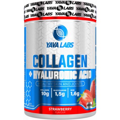 YAVALABS Collagen + Hyaluronic Acid Strawberry 400 g – Hledejceny.cz