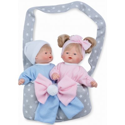 Marina & Pau Realistické panenky dvojčata holčička Márinka a chlapeček Mareček – Zboží Mobilmania