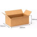 Era-pack Krabice papírová klopová - 3VVL 200 x 150 x 100 mm - 3VVL – Zboží Mobilmania