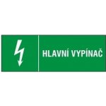 Značka výstrahy hlavní vypínač 130x35 mm samolepící – Zbozi.Blesk.cz
