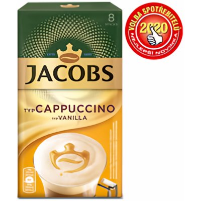Jacobs Cappuccino Vanilla 8 x 12 g – Zboží Mobilmania