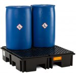 Plastová záchytná vana s roštem pro paletu 120 x 120 cm – Sleviste.cz