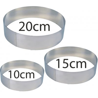 Cake Baking Tool No.77462 Vykrajovací forma, 3 ks Kruh – Hledejceny.cz
