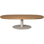 Tribu T-Table oválný 136x80x35 cm rám lakovaná nerez linen deska keramika dekor linen – Zbozi.Blesk.cz