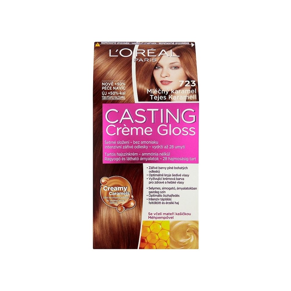 L'Oréal Casting Creme Gloss 723 mléčný karamel barva na vlasy — Heureka.cz