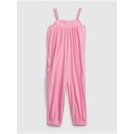 GAP holčičí dětský overal strappy bubble jumpsuits růžový – Zboží Mobilmania