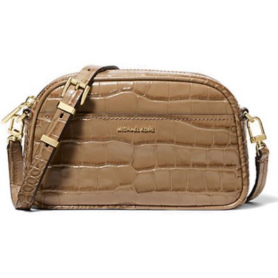 Michael Kors kožená crossbody kabelka croco hnědá – Hledejceny.cz