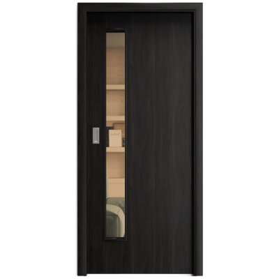 Sapeli Elegant Komfort M60 posuvné ořech královský 60 x 210 cm Planibel bronz – Hledejceny.cz