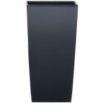 Prosperplast Květináč s vkladem URBI SQUARE antracit 22 x 22 x 42cm – Hledejceny.cz