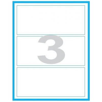 MP print etikety samolepící A4, 200x90 mm, 3ks/arch, 100 archů, reflexní žluté – Hledejceny.cz