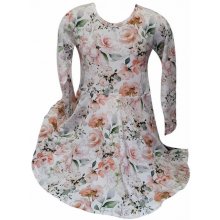 Dívčí šaty Betty mode bílé s květy