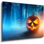 Obraz 1D - 100 x 70 cm - Spooky Halloween Night Spooky Halloween noc – Zboží Mobilmania