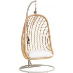 Kave Home Ratanové závěsné křeslo se stojanem LaForma Ekaterina – Zboží Dáma