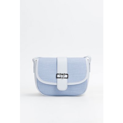 Monnari Bags dámská kabelka s klopou Modrá – Zboží Mobilmania