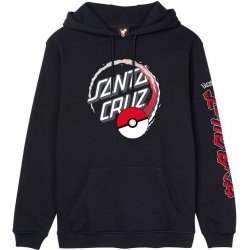 SANTA CRUZ mikina Poke Ball Dot Hood Black