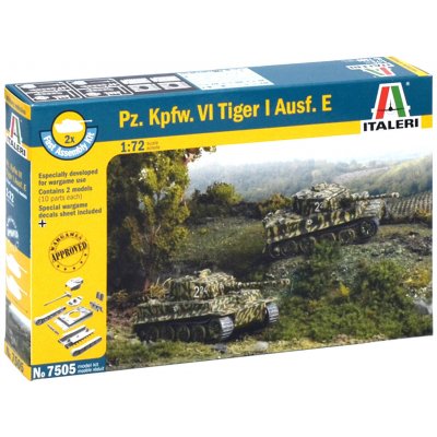 Italeri Fast Assembly tanky 7505 Pz.Kpfw.VI TIGER I Ausf.E 1:72 – Zboží Mobilmania