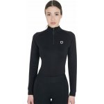 Equestro Tričko Donna Base Layer dámské černá bílá – Zboží Dáma
