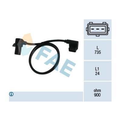Generátor impulsů, klikový hřídel FAE 79039 – Hledejceny.cz