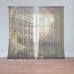 Sablio Záclony Řím Koloseum Art: 2ks 150x250cm – Hledejceny.cz