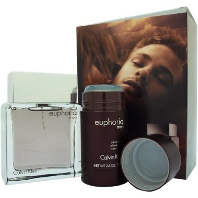 Calvin Klein Euphoria Man EDT 100 ml + deostick 75 g dárková sada – Hledejceny.cz