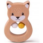 Bigjigs Baby Dřevěné chrastítko liška – Zboží Dáma