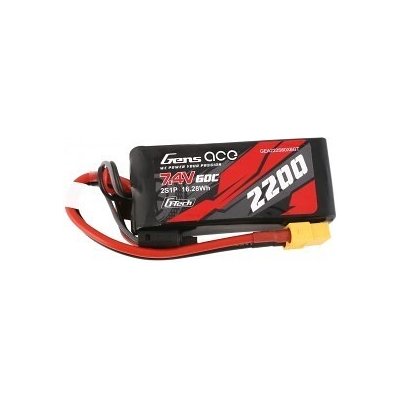 Gens ace G-Tech 2200mAh 7,4V 60C 2S1P Lipo baterie s konektorem XT60 – Hledejceny.cz