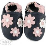 Capiki kožené capáčky Sedmikrásky modrá – Zboží Mobilmania