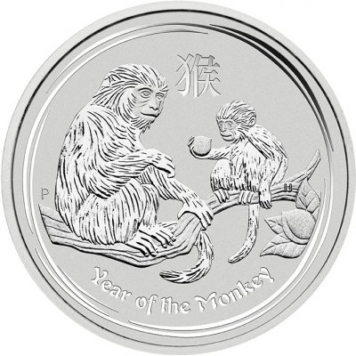 Stříbrná mince Lunární série II Rok Opice 2016 1 Oz – Zboží Mobilmania