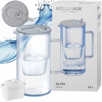 Aquaphor Glass 2,5 l šedá – Hledejceny.cz