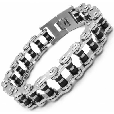 Steel Jewelry náramek masivní motorkářský z chirurgické oceli NR230902 – Zboží Mobilmania