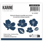Les ateliers de karine vyřezávací šablony Květiny Culture Sud – Hledejceny.cz